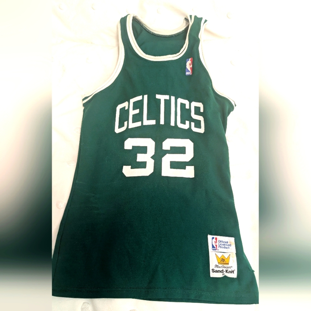 Men's Celtics #32 Dark Green Basketball Jersey